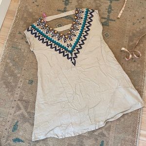 Judith March NWT Embroidered Aztec Dress
